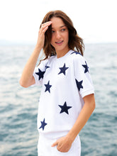 Stars Short Sleeve Sweatshirt