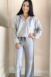 Softest Fleece Drawstring Pant w/Side Taping