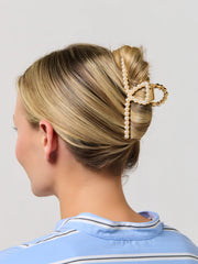 Mini Pearl Claw Clip, Pearl