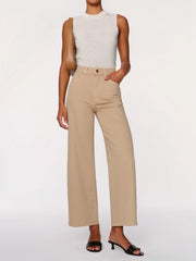 Hepburn Wide Leg High Rise Ankle Jean