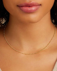 Bali Necklace + Bow Shimmer Parker Charm