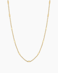 Tatum Necklace 19" + Vintage Heart Dot Parker Charm