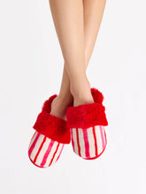 Candy Cane Stripe Slippers