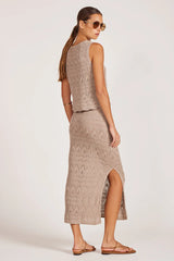 Maxi Pointelle Skirt