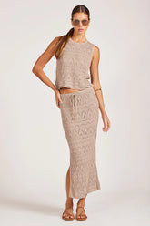 Maxi Pointelle Skirt