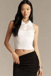 Brooklyn Sheer Polo Halter