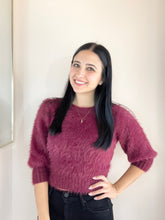 Alva Fluffy Cropped Knit