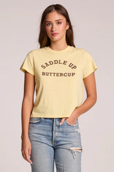 Saddle Up Buttercup Tee
