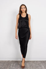 Midi Bias Cut Skirt