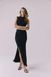 Heavenly Rib Knit Maxi Dress
