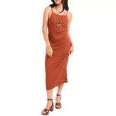 Soft Cedar Rib Knit Midi Dress