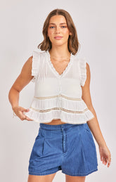 Rosabelle Ruffle Top