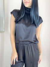 Mock Neck Muscle Tee