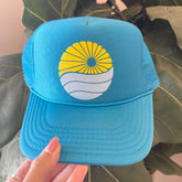 Sun/Wave Graphic Trucker Hat