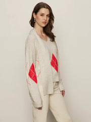Argyle Scarf Sweater