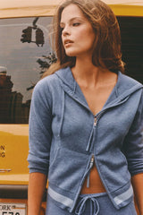 Topanga Cashmere Zip Up Hoodie 