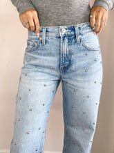 Lexi Mid Rise Bowed Straight