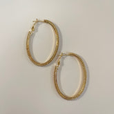 Baguette Oval Hoops