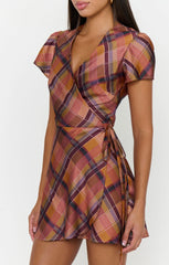 Whitney Wrap Mini Dress