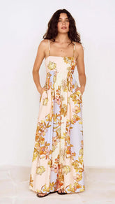 Fiore Tie Back Maxi Dress