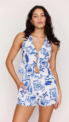 Baci Keyhole Top