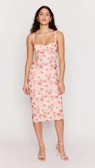 Camille Mesh Bustier Dress
