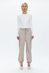 Bailey Long Sleeve Crew Neck Thong Bodysuit