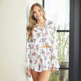 Cropped PJ Set - Perfume Bottles