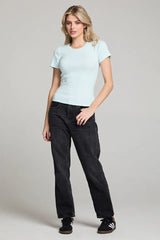 Crew Neck Short Sleeve Slim Tee