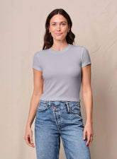 Fine 2x1 Rib Baby Tee