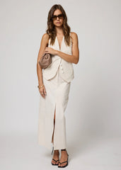 The Matte Twill Vest