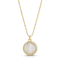 Petite Mother Mary Necklace