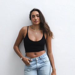 The Kyla Double Layer Crop