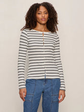 Button Front Ribbed Top