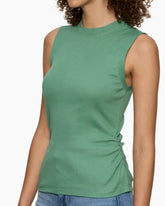 Ribbed Ruched Tank