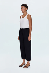 Theo Drawstring Poplin Pant