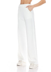Lace Inset Scuba Straight Leg Pant