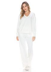 Lace Inset Scuba Straight Leg Pant