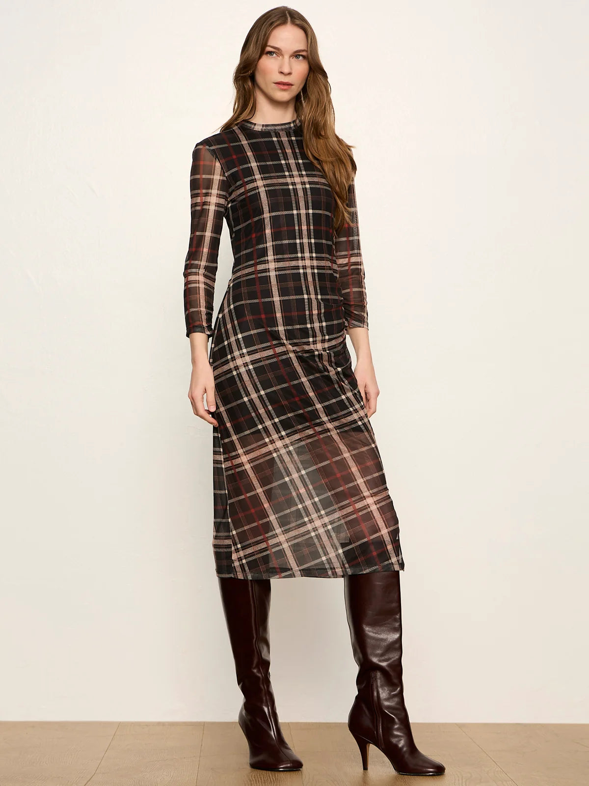 Easy Autumn Mesh Dress