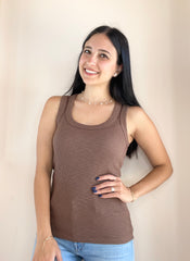 Deep Scoop Neck Tank