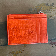 Orange Leather Wallet