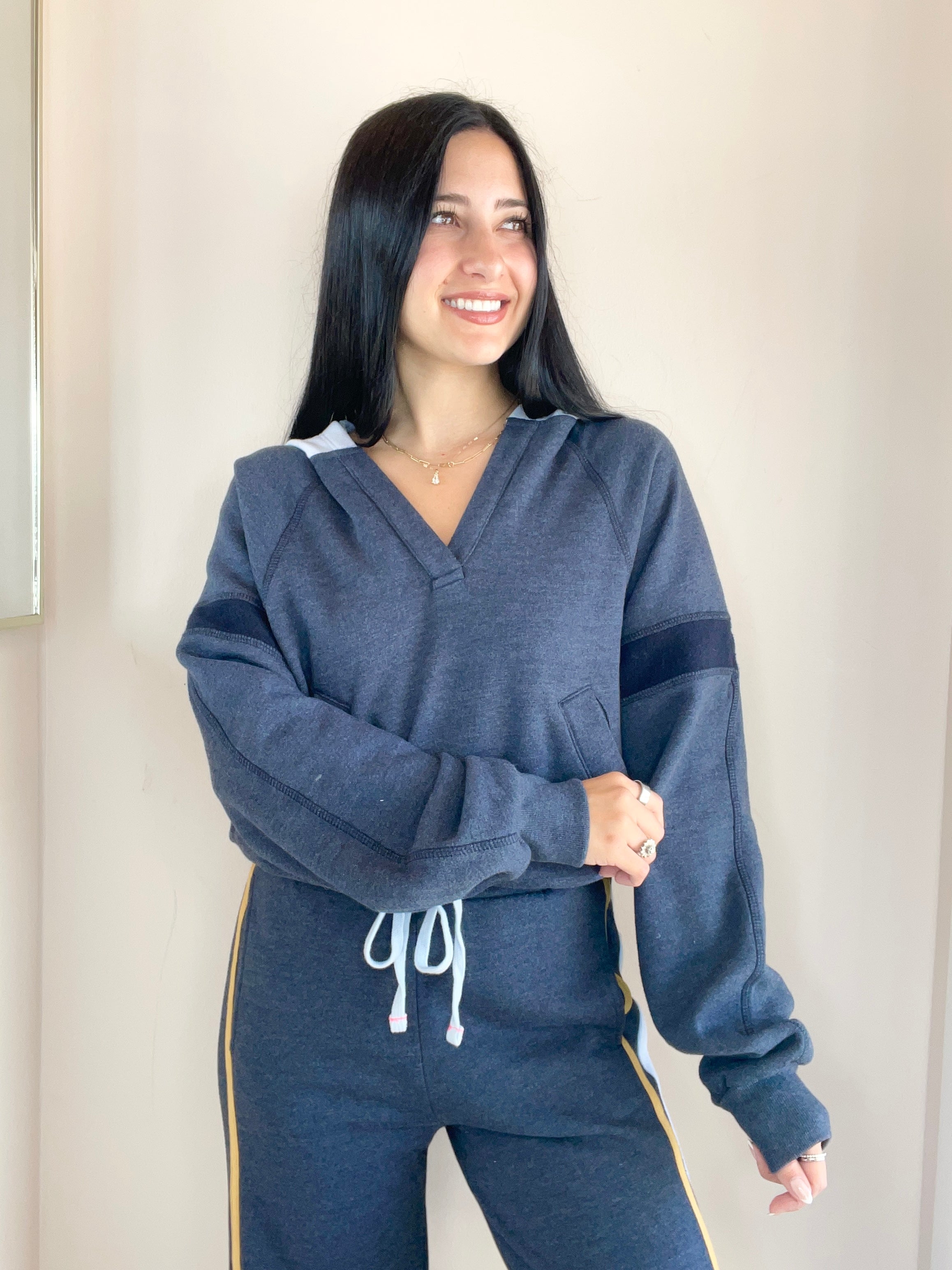 Half Placket Hoodie