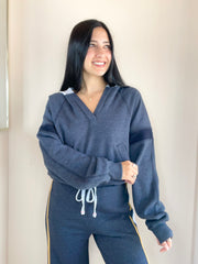 Half Placket Hoodie