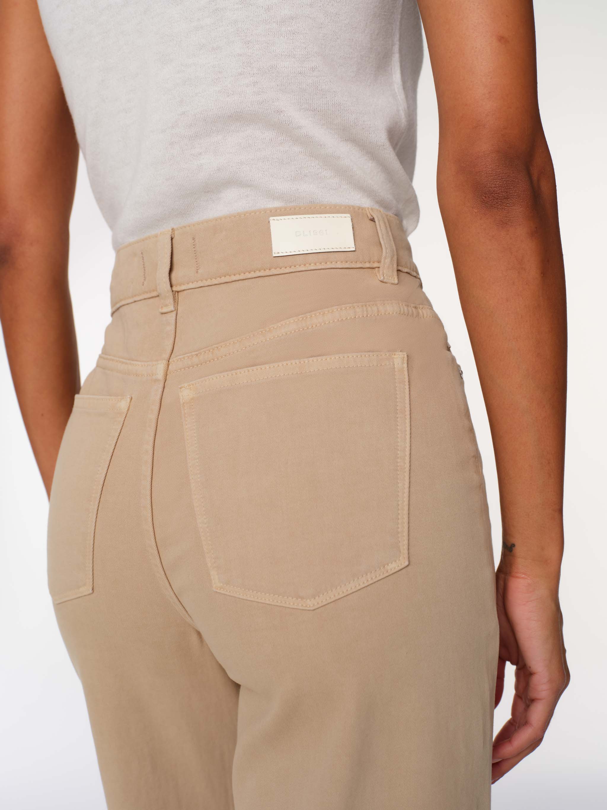 Hepburn Wide Leg High Rise Ankle Jean