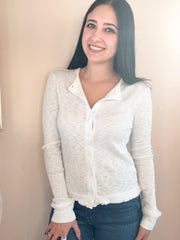 Long Sleeve Button Top