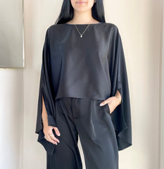Silky Cape Top