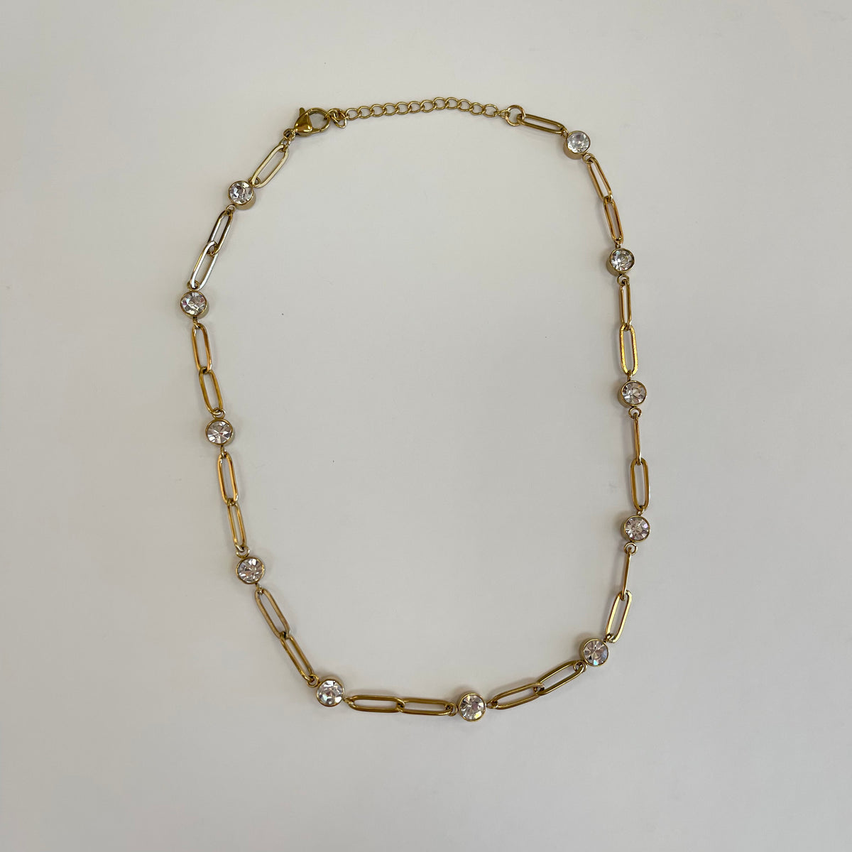 Crystal/Paperclip Choker