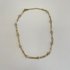 Crystal/Paperclip Choker