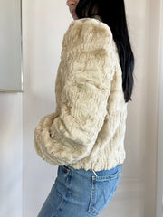 Sequin Puff Sleeve Jacket