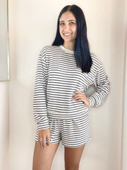 Luxe Stripe Short
